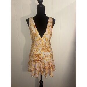 SEVEN WONDERS MINI DRESS - CITRUS FLORAL small‎  *